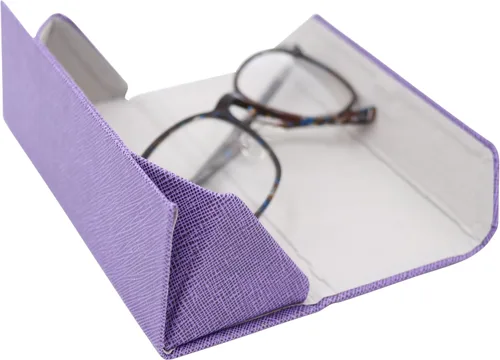 Miniatura 24 de Real Sic Funda para lentes de sol para hombres y mujeres, soporte magnético plegable para lentes de sol, inspirado en el color sólido