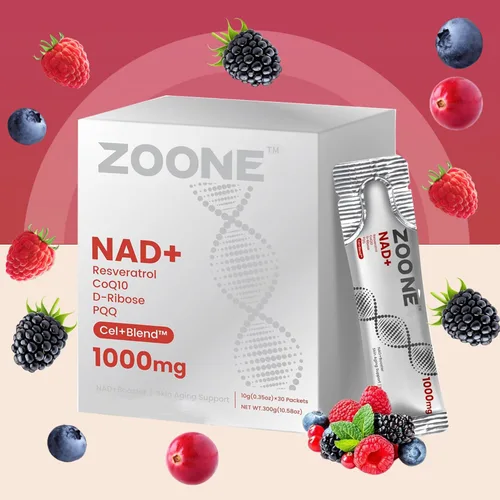 Miniatura 6 de Suplemento de resveratrol NAD, suplemento líquido NAD+ de 1000 mg, con ribósido de nicotinamida, resveratrol y PQQ, suplementos NAD para hombres