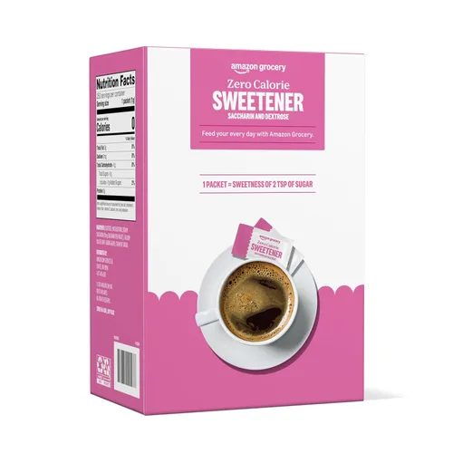Miniatura 6 de Marca Amazon – Happy Belly Zero Calorie Pink Sacarina en polvo, 250 paquetes, 8.81 onzas (paquete de 1)