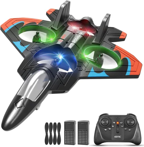 Miniatura 11 de Aviones RC para niños y adultos, control remoto de espuma, aviones, helicópteros, drones, juguetes para niños y adultos de 8 a 12 y 16 años, avión