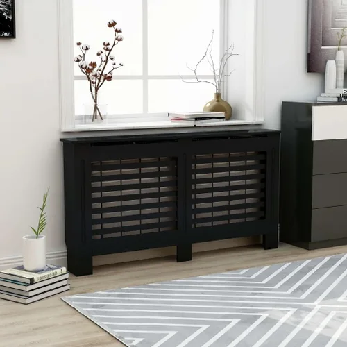 Miniatura 12 de Cubierta de radiador MDF para calefacción, estante de gabinete de radiador, accesorios de calefacción para electrodomésticos, mejoras para el hogar