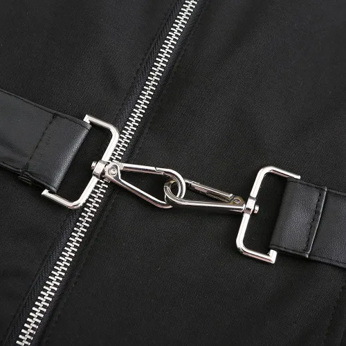 Miniatura 4 de Chaqueta con capucha estilo steampunk renacentista para hombre, estilo gótico victoriano