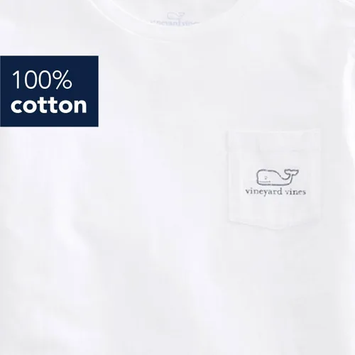 Miniatura 4 de Vineyard Vines Boys Short Sleeve Vintage Whale Pocket T-Shirt