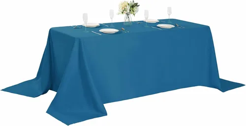 Miniatura 9 de Cupuamon - Mantel rectangular de 60 x 84 pulgadas, tela de poliéster lavable para decoración de bodas, fiestas, cenas y banquetes