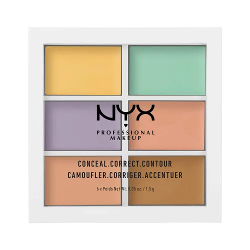 Miniatura 9 de NYX PROFESSIONAL MAKEUP Paleta de sombras, ocultar, corregir – Luz