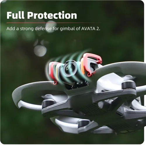 Miniatura 4 de BTG Gimbal Protector Gimbal Bumper para DJI Avata 2 Drone Accesorios Piezas Gimbal Guard (negro)