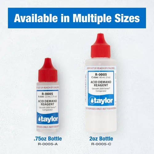 Miniatura 4 de Taylor R-0005-A-24 Reactivos de reemplazo Demanda de ácido 5, como se muestra