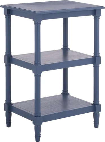 Miniatura 17 de Safavieh Home Collection Cassie Greige - Mesa de almacenamiento de 3 estantes ACC5715A, 19.8 pulgadas de ancho x 15 pulgadas de largo x 30 pulgadas