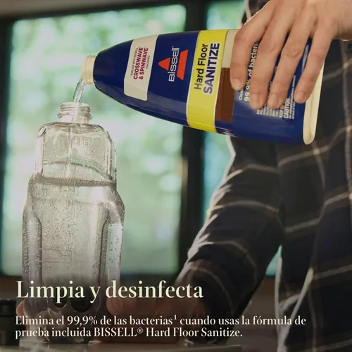 Miniatura 6 de BISSELL CrossWave HydroSteam - Aspiradora en seco y húmedo, aspiradora multiusos, lavado y vapor, fórmula desinfectante incluida, 35151