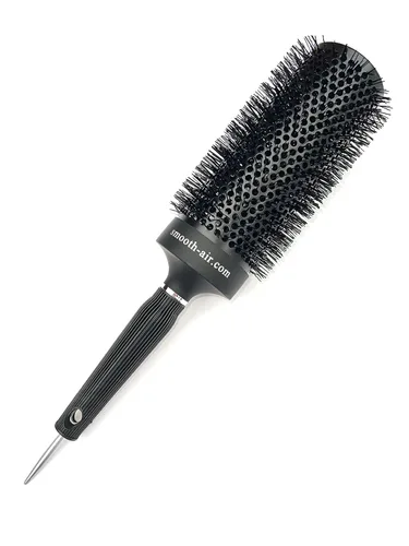 Miniatura 12 de Cepillo redondo grande para cabello largo y largo hasta los hombros, crea brillo y volumen, elimina el encrespamiento, turmalina, cepillo #53