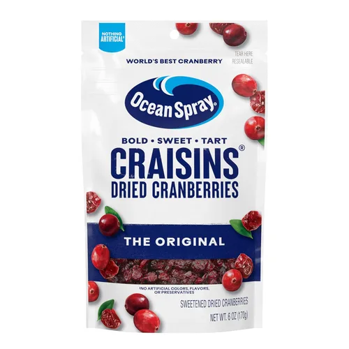 Miniatura 22 de Ocean Spray, Craisins - Arándanos secos, original, bolsa resellable de 12 onzas