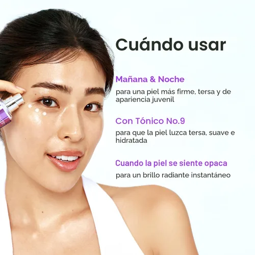Miniatura 9 de numbuzin No.9 NAD+ suero de elevación de péptidos para cara y cuerpo, reafirmante y arrugas, 50 esencia peptídica para piel flácida, líneas finas