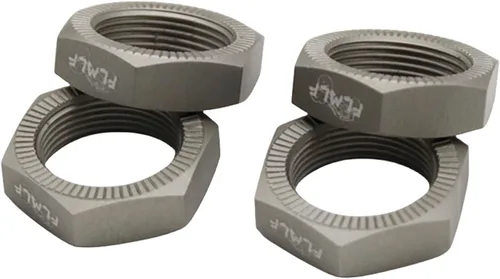 Miniatura 6 de FLMLF Juego de tuercas de rueda de aluminio 24MM rojo para 1/5 escala Hpi RV Km Baja 5b RC piezas de coche