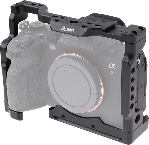 Fotga JLwin - Soporte estabilizador de aluminio para cámara Sony A7IV A7 Mark IV A7M4 A7SIII A7SM3 sin espejo para cámara de video compatible con