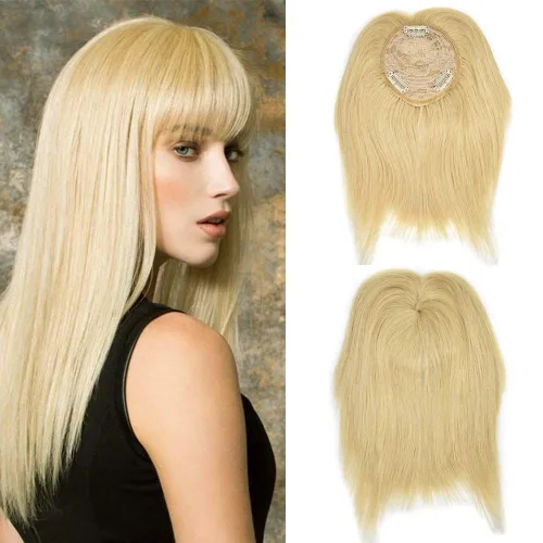 Miniatura 6 de Extensiones de cabello humano 100% real con clip, extensiones de cabello lacio de 13 pulgadas para mujeres (2# marrón oscuro)