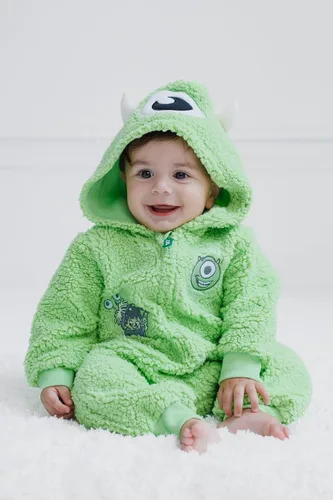 Miniatura 24 de Disney Winnie the Pooh Mickey Mouse Lilo & Stitch Jack Skellington Monsters Inc - Enterizo con cremallera para bebé recién nacido a bebé