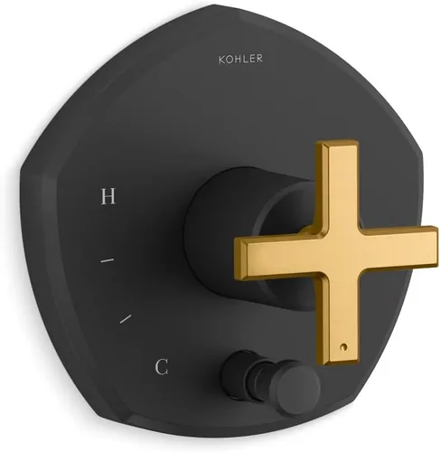 Miniatura 56 de KOHLER K- TS27043-3-BV Occasion™ RITE-TEMP VALVE TRIM, vibrante bronce cepillado