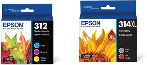 Epson T312923 Claria Photo HD Color Combo Pack de tinta de cartucho de capacidad estándar y tinta T314XL Claria Photo HD - Paquete múltiple