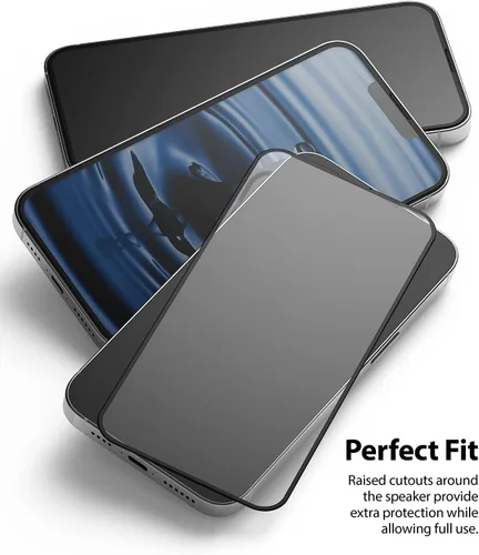 Miniatura 4 de Ringke Protector de pantalla de vidrio de cubierta completa compatible con iPhone 13 Pro Max, antiarañazos, compatible con fundas, cobertura