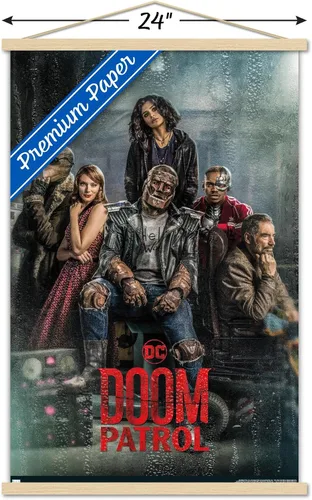 Miniatura 3 de Trends International DC Comics TV Doom Patrol - Póster de pared de hojas del grupo uno, 22.37 x 34.00 pulgadas, paquete de impresión premium