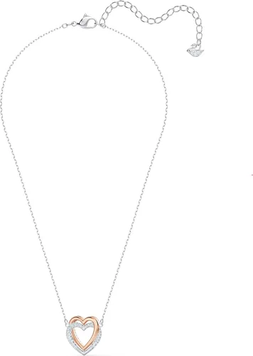 Miniatura 4 de SWAROVSKI Infinity Heart Jewelry Collection, Rose Gold & Rhodium Tone Finish, Clear Crystals