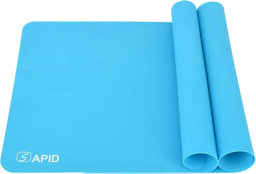Sapid 2 tapetes de silicona gruesa para manualidades, hoja de silicona antiadherente para resina epoxi, molde de joyería, tapetes de pintura