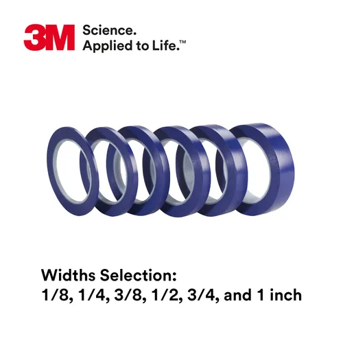 Miniatura 6 de Cinta de vinilo color índigo 3M 471+ PN2510, empacado de forma conveniente (empaque de 1 unidad), Azul