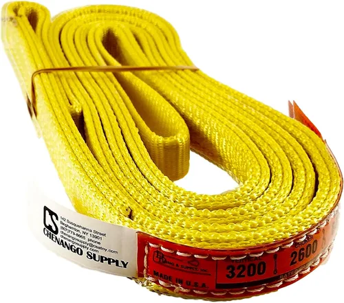 Miniatura 20 de DD Sling. Correa de 2 capas para levantamiento, de red de nylon, de doble ojal. Muy resistente (900 tejidos).Capacidad de carga vertical