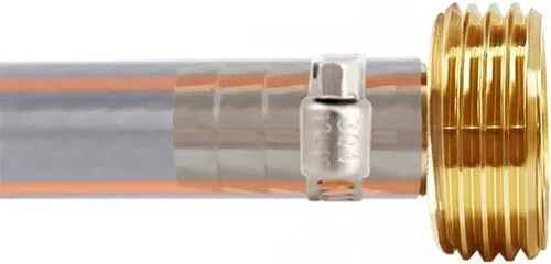 Miniatura 8 de Uenede Conector de reparación de manguera de jardín de latón macizo con abrazaderas, apto para manguera de agua de jardín de 1/2 pulgada, accesorio