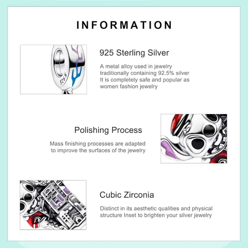 Miniatura 2 de Erizteya Fantástico dije de ratón de dibujos animados para pulseras para mujer, collares, joyería de feliz cumpleaños, día de la madre, regalos
