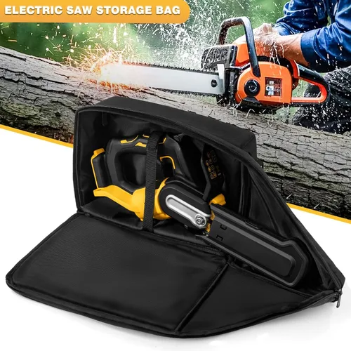 Miniatura 6 de Funda de transporte para motosierra, impermeable, plegable, bolsa de almacenamiento compatible con EGO, Dewalt, Greenworks - Motosierra eléctrica