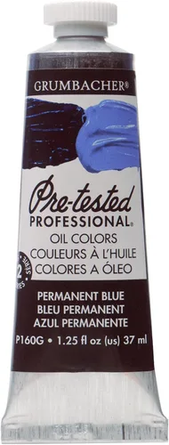 Miniatura 11 de Grumbacher Pintura al óleo pre-probada, 1.3 fl oz/1.25 onzas, azul ártico (P313G)