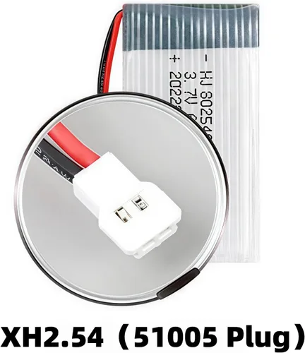 Miniatura 5 de 2 unids 3.7 V 600 mAh 25C 802540 batería recargable Lipo con cargador USB para Syma X5C X5SW Hengqi 905 Cheerson CX-30 Quadcopter RC Drone piezas