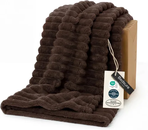 Miniatura 24 de Bedsure GentleSoft - Manta de forro polar azul para sofá, mantas suaves y acogedoras para mujer, lindas mantas pequeñas para niñas, azul claro, 108