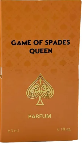 Miniatura 6 de Jo Milano Game of Spades Queen Parfum Spray 3.4 oz (3.4 fl oz) Ámbar, rosa, floral, bueno, aroma a almizcle Fragancia de larga duración