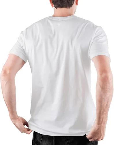 Miniatura 2 de Adult Men Short-Sleeve T Shirts Vintage Shirts Cotton Round Neck T-Shirt Tops Clothing for Men T-Shirts