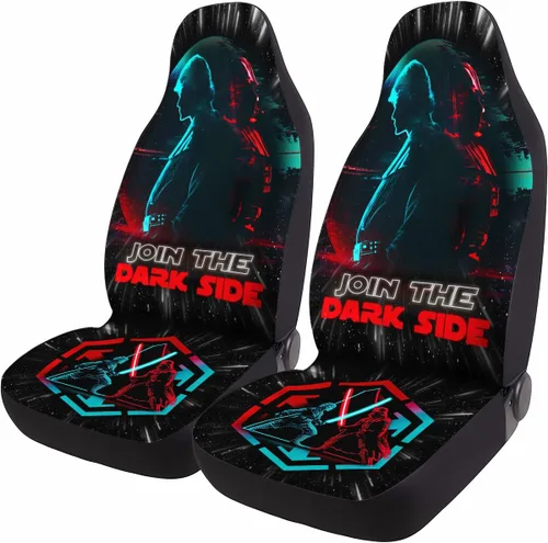 Miniatura 18 de GENANY Horror Nightmare Skellington - 2 fundas de asiento delantero para automóvil, camión, SUV, regalos de Navidad, funda de asiento de cubo
