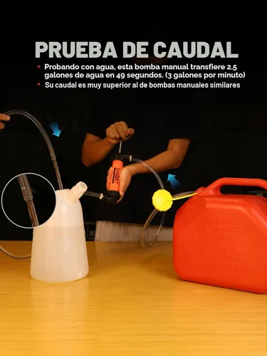 Miniatura 5 de SMART JERRY - Bomba de sifón para gasolina, bomba de transferencia de fluidos automotriz, kit de bomba anticongelante RV, bomba de transferencia
