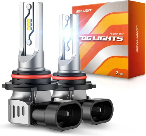 Miniatura 10 de SEALIGHT Compatible con Ford F250 F350 F450 F550 XL XLT Super Duty 2023-2025 Kit de bombillas antiniebla de haz alto/bajo, 92000 lúmenes, 800%