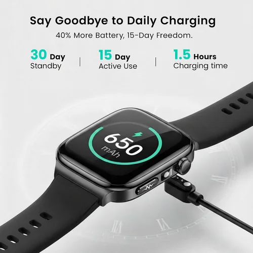 Miniatura 7 de Reloj inteligente de salud para mujeres y hombres, reloj AMOLED de 2.04 pulgadas con frecuencia cardíaca 24/7, seguimiento del sueño, oxígeno