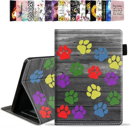 Miniatura 9 de Funda para tablet Amazon Kindle Fire HD 10 de 10.1" (9ª/7ª generación, versión 2019/2017) – Funda de piel sintética con función de encendido