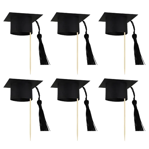 Miniatura 3 de Gyufise 1 decoración de pastel So Proud of You Black Glitter 2026 Decoración de pastel de fiesta de graduación You Did It, decoración de pastel