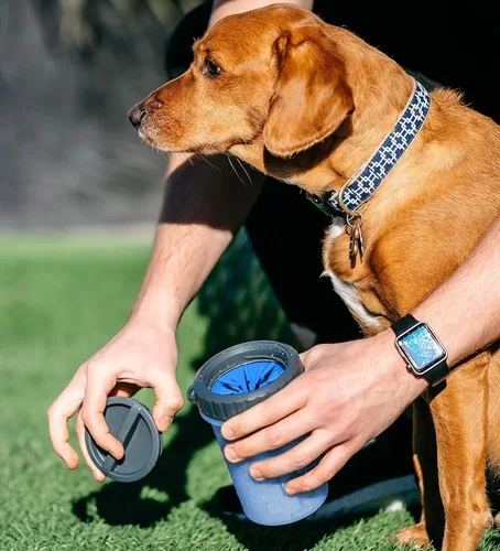 Miniatura 5 de Dexas MudBuster - Limpiador de patas de perro portátil Azul (Pro Blue)