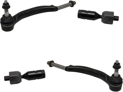Miniatura 70 de TRQ Juego de barras de acoplamiento delanteras interiores y exteriores de 4 piezas compatible con Jeep Cherokee 1991-2001 y Comanche 91-92