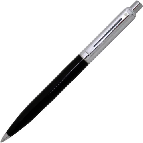 Miniatura 10 de Sheaffer Sentinel Bolígrafo Negro de Punta de Bola con Ribete Cromado