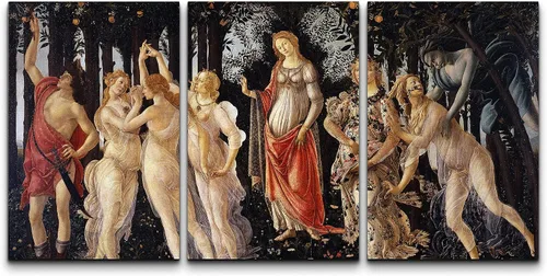 Miniatura 25 de Wall26 - Lienzo decorativo para pared, 3 piezas, serie de pinturas famosas
