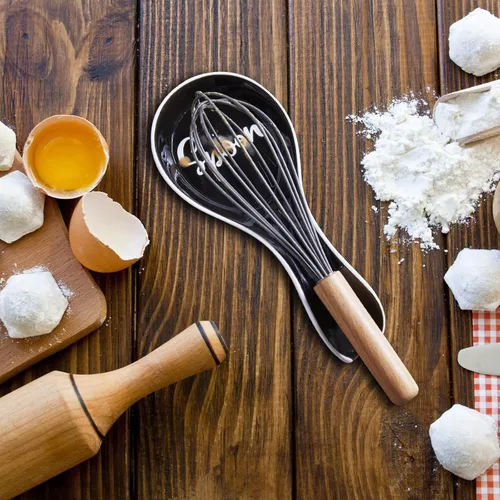 Miniatura 6 de Reposacharas de Cerámica para Estufa, DAYYET Soporte Grande para Cucharas, Reposacharas para Encimera de Cocina, Soporte para Espátula Soporte