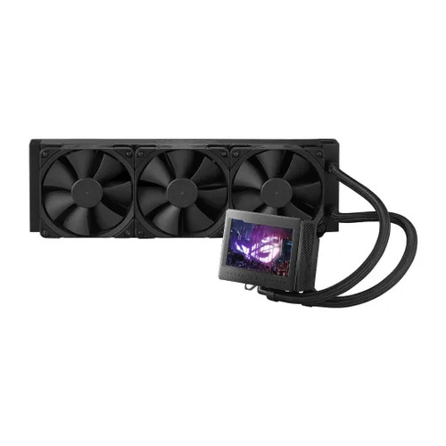 Miniatura 34 de ASUS ROG Ryujin III 360 ARGB Enfriador de CPU líquido todo en uno con radiador de 360 mm. Bomba Asetek de 8ª generación, 3 ventiladores ARGB