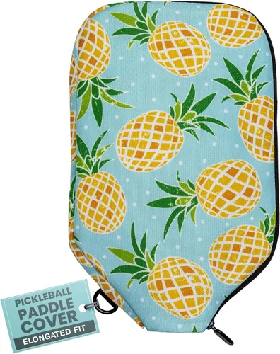 Miniatura 15 de Palms-O-Aces Pickleball Paddle Cover Canvas Padded Pickleball Paddles Sleeve with Zipper Lightweight Protective Paddle Case for Standard Paddles