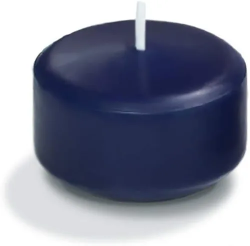 Miniatura 109 de yummi Caja de 18 velas flotantes color rojo rubí de 3 pulgadas